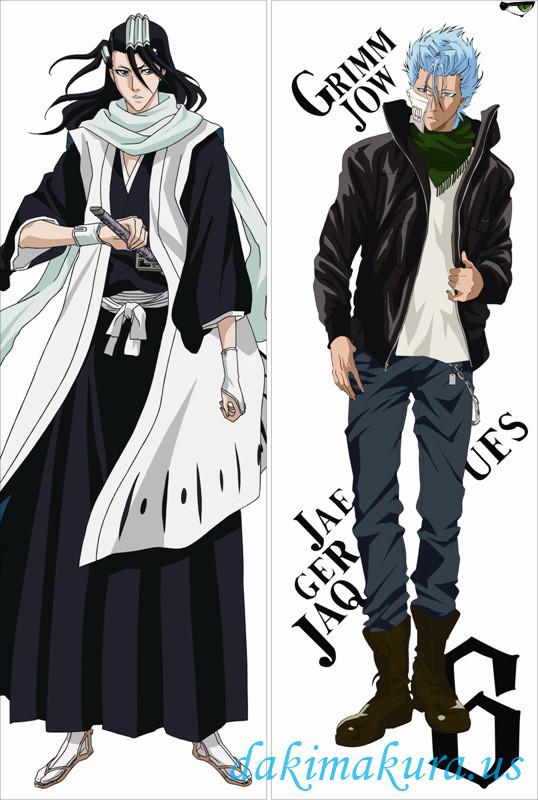 Bleach - Grimmjow Jaegerjaques - Byakuya Kuchiki Anime Dakimakura Pillow Cover